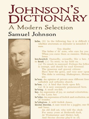 cover image of Johnson's Dictionary